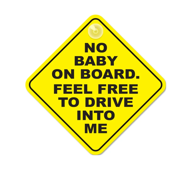 Baby Products List - 15cm No Baby on Board. Feel